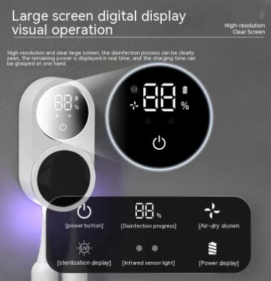 Touchless UV Toothbrush Sanitizer